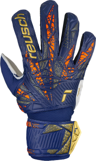 Reusch Attrakt Solid Junior 5472515 4410 blau orange gold front
